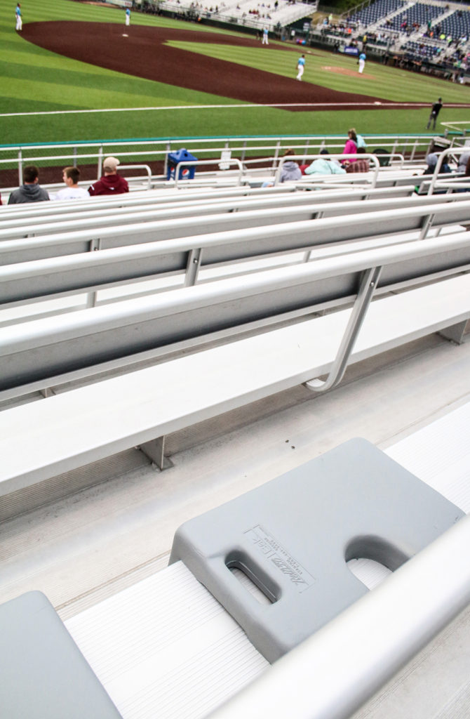 Bleacher Seat Cushion RelaxoBak   IMG 0091 670x1024 